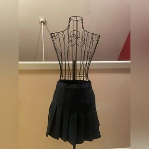 Hunter Green Pleated Skirt